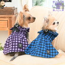 ANNA SUI アナ・スイ アナスイ 襟付きギンガムチェックワンピース | ワンピース 犬服 ドッグウェア 24s