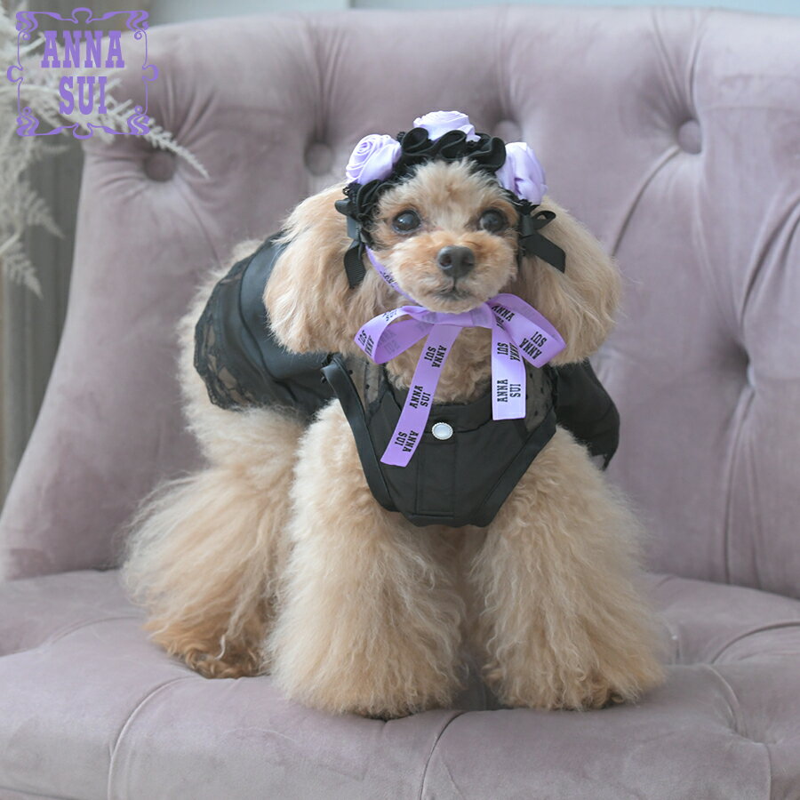 ANNA SUI アナスイ アナ スイ アナ・スイ バラデザインヘッドドレス | 帽子 ペット ペットグッズ 犬用品 ドッグウェア アクセサリー 小物 25a