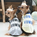 楽天雑貨ネットオンライン　楽天市場店EDWIN リピートロゴタンクトップ 犬服 トップス クール加工 虫除け dog カルル calulu 22s SALE