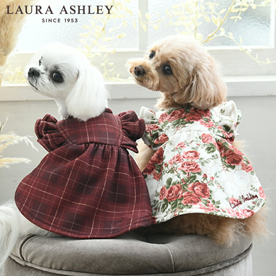 LAURA ASHLEY ローラアシュレイ フリルワンピース | ワンピース 犬服 ドッグウェア 23a SALE