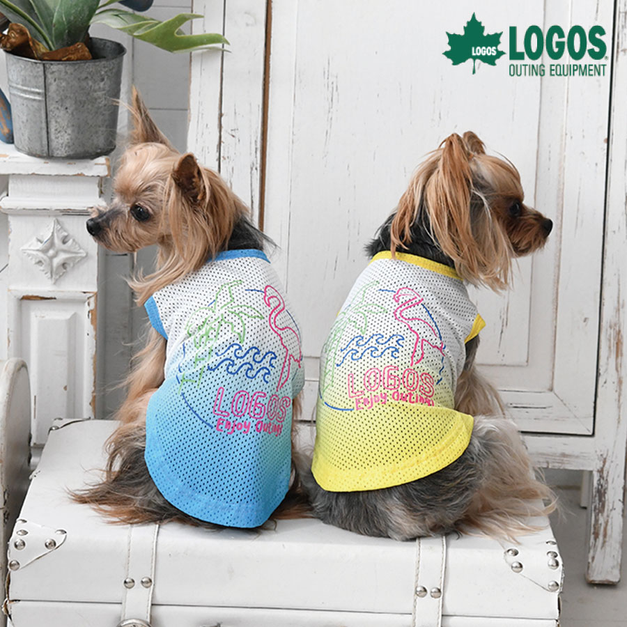 LOGOS フラミンゴタンク 23s 春夏タンクトップ 犬服 ロゴス アウトドア キャンプ SALE