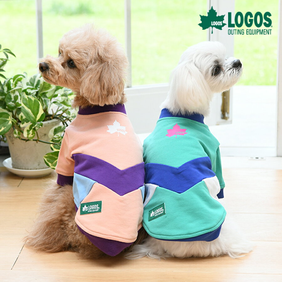 LOGOS ロゴス レトロ切替スウェット | トレーナー 犬服 ドッグウェア 23a