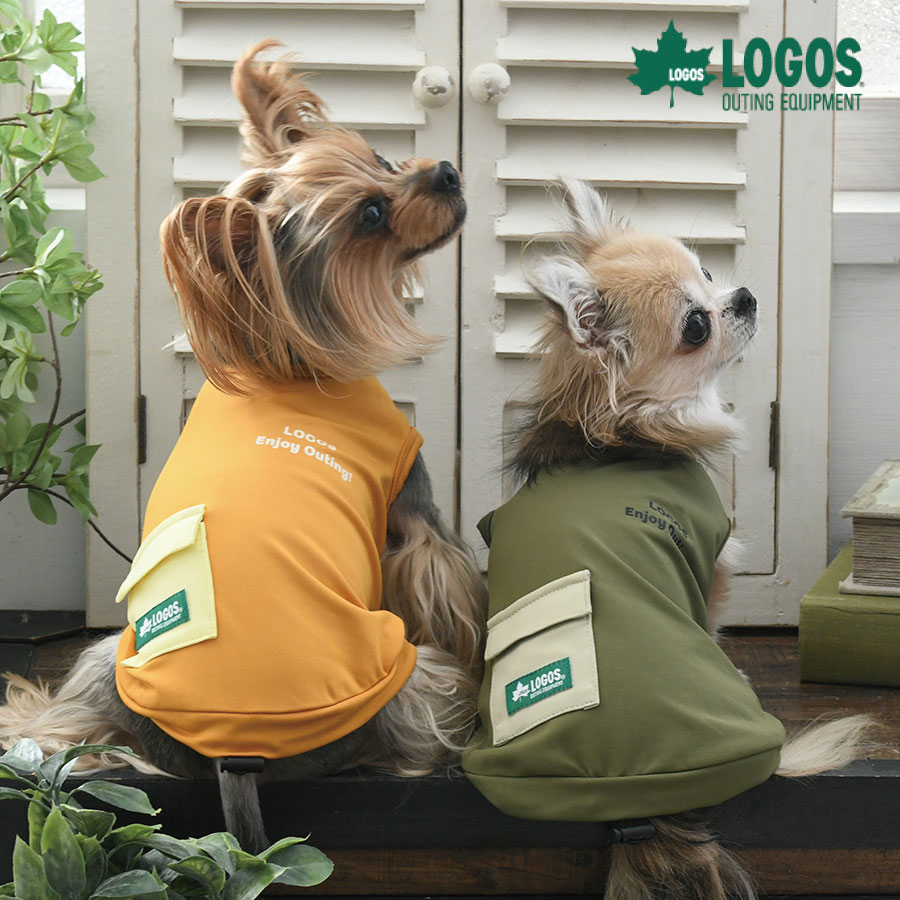 10％クーポン付 LOGOS ロゴス ポケットタンク | タンクトップ 犬服 ドッグウェア 2024 新作 24s