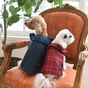 ONE OCTAVE フリルチェックワンピース 秋冬 犬服 トップス コーデ dog カルル calulu 21a SALE