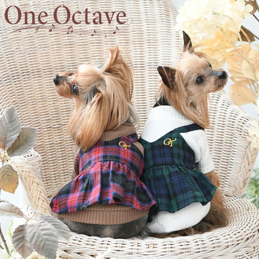 ONE OCTAVE ビスチェ付ニット 犬服 トップス セーター 22a SALE ワンオク ワンオクターブ ワンオクターヴ