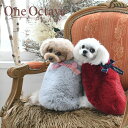 ONE OCTAVE リボン付ケープコート 22a 犬服 アウター フリース マント型 SALE ワンオク ワンオクターブ ワンオクターヴ