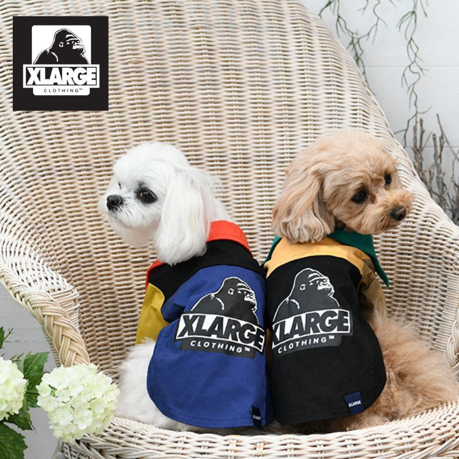 XLARGE クレイジーオープンカラーシャツ 犬服 トップス シャツ 22a SALE