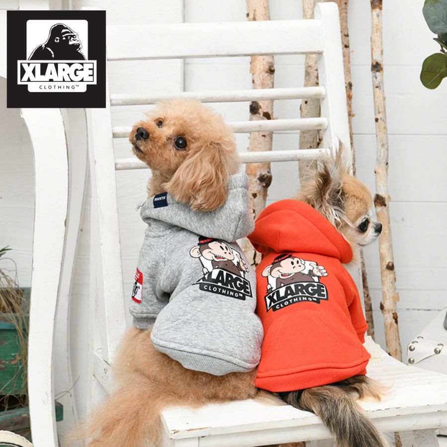 XLARGE ポケット付きキースフーディー 犬服 トップス スエット パーカー 22a SALE