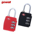 TSロック3ダイヤル | TSAロック gowell ゴーウェル 防犯 施錠 海外 国内 旅行 トラベルグッズ トラベル用品