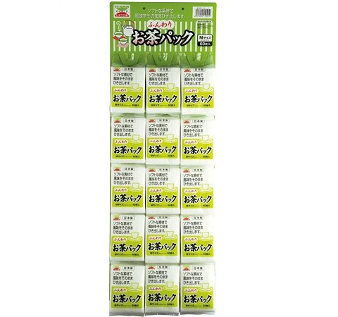ふんわりお茶パック　M　60枚入　台紙15個付
