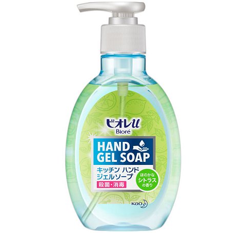 花王　ビオレU　キッチンハンドジェルソープ　ポンプ　250ml　ほのかなシトラスの香り