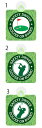 セーフティーサイン ゴルファープレート NICE ON GREEN NICE SWING 柄 3カラー GOLFER ON BOARD MAN WOMAN 安全...