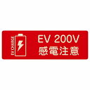 EV車 充電 充電ステーション プレート 木製 バッテリー EV 200V レッド 長方形 27x9cm 安全対策 注意喚起 感電注意 サインプレート チャージ 電気自動車 充電ポート 充電スタンド 充電ステーション ピクトサイン 表示 案内 場所 看板