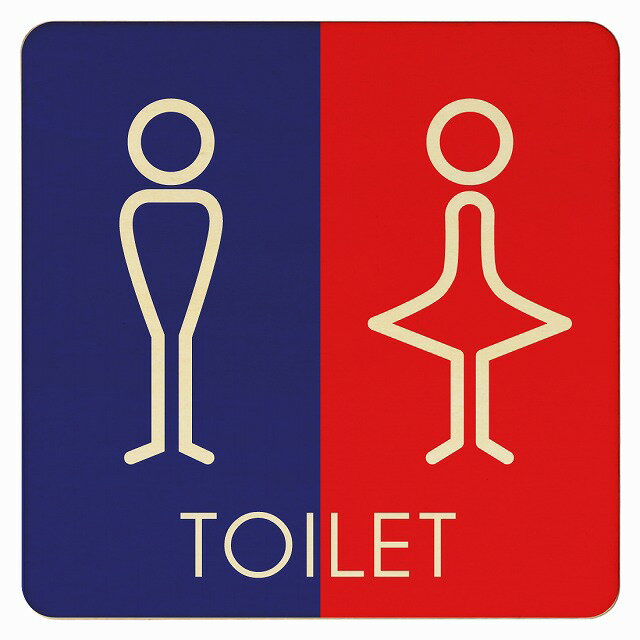 14x14cm ȥ  TOILET ȥޡ J2 ˽ ԥȥ ɥ ɥץ졼 ƥꥢ  