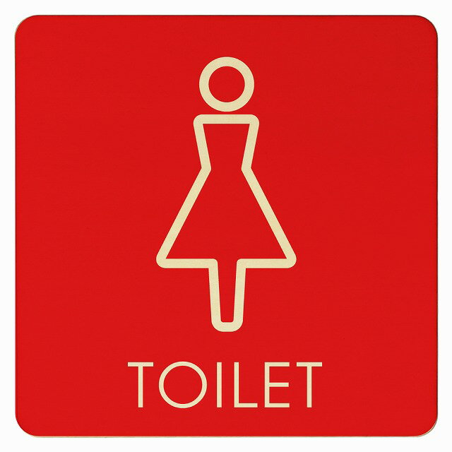 14x14cm ȥ  TOILET ȥޡ L2  WOMENS ԥȥ ɥ ɥץ졼 ƥꥢ  