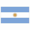 180x103mm アルゼンチン Argentine 国旗 