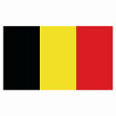 210x121mm ベルギー Belgium 国旗 ステッカー カッティングシート シール National Flag 国 旗 塩ビ製