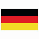 150x86mm ドイツ Germany 国旗 ステッカー カッティングシート シール National Flag 国 旗 塩ビ製(3)