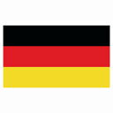 180x103mm ドイツ Germany 国旗 ステッカー カッティングシート シール National Flag 国 旗 塩ビ製