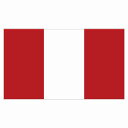 180x103mm ペルー Peru 国旗 ステッカー カッティングシート シール National Flag 国 旗 塩ビ製