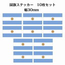 30x17mm 10枚セット アルゼンチン Argentine 国旗 ステッカー カッティングシート シール National Flag 国 旗 塩ビ製