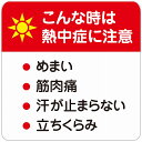 熱中症対策 こんな時は熱中症に注意 イエローホワイト 90x90mm 案内 施設 ピクトサイン ステッカー シール カッティングシート 学校 体育館 屋内 屋外 施設 工場 現場 会社 作業 教育