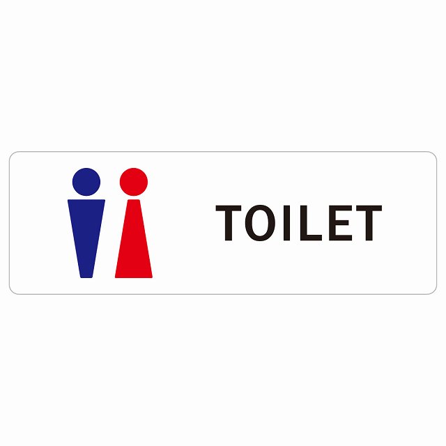 gC  TOILET F^Cv j sNgTC XebJ[ V[ r 18x6cm CeA { ē 