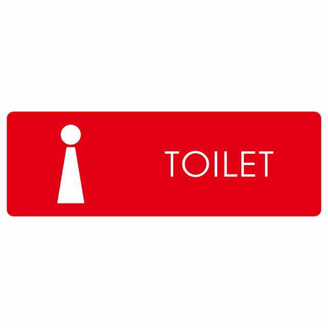 gC  TOILET F2  sNgTC XebJ[ V[ r 27x9cm CeA { ē 