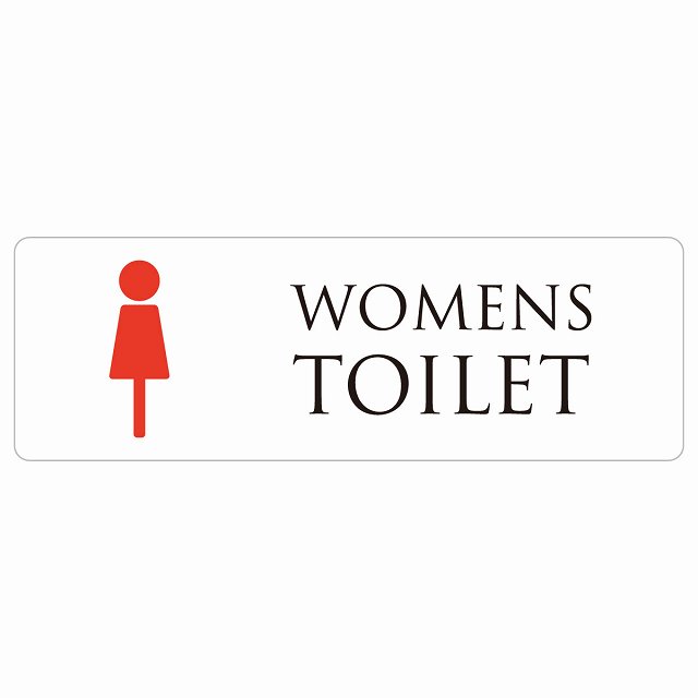 gC  TOILET zCgJ[ WOMENS sNgTC XebJ[ V[ r 12x4cm CeA { ē 