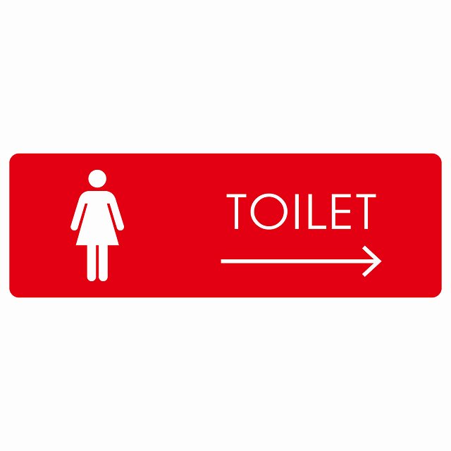 gC  TOILET B2  E  sNgTC XebJ[ V[ r 12x4cm CeA { ē 