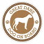 セーフティサイン ステッカー Dog on board GREAT DANE グレート・デーン ブラウン 直径13cm あおり運転 対策 カーステッカー 煽り運転対策 自動車用 650円