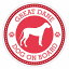 セーフティサイン ステッカー Dog on board GREAT DANE グレート・デーン レッド 直径13cm あおり運転 対策 カーステッカー 煽り運転対策 自動車用 650円