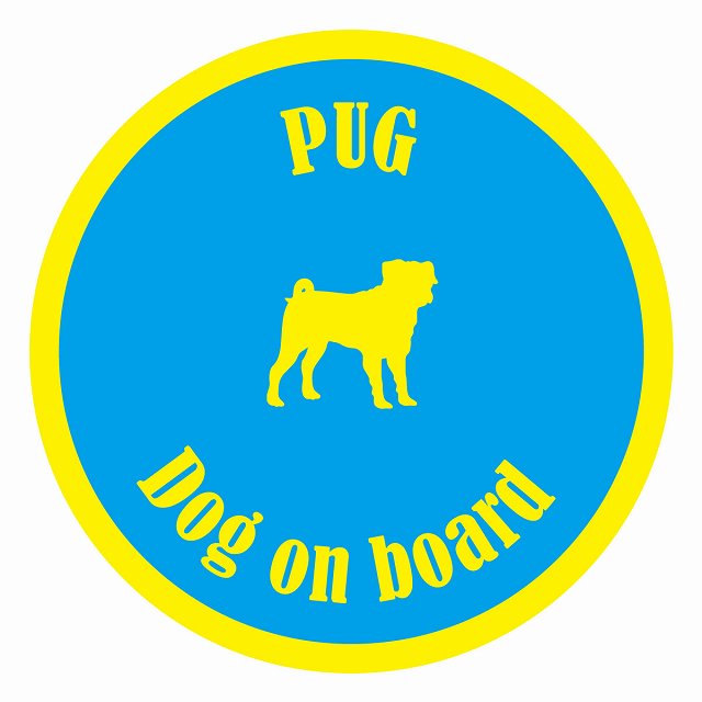 եƥ ƥå ե Dog on board ݷ ѥ 饤ȥ֥롼 ľ13cm 걿ž к ...