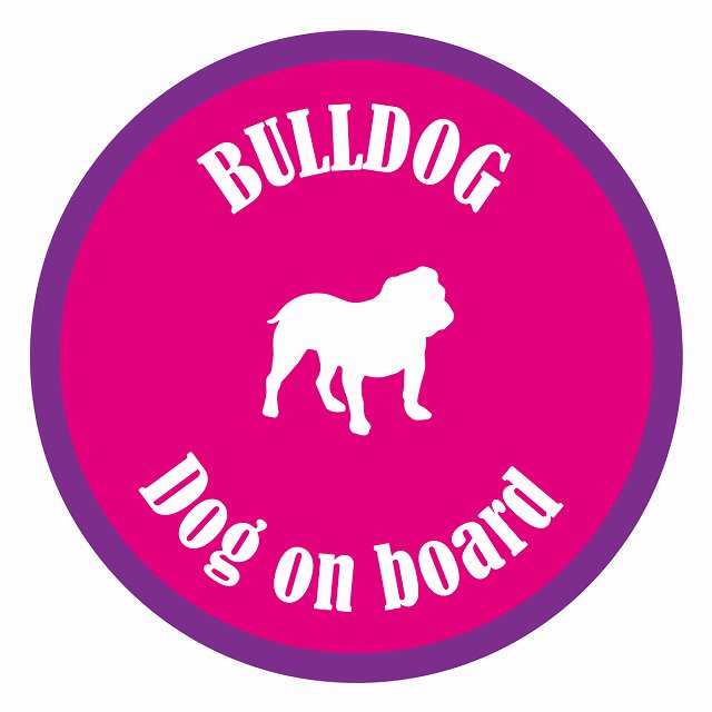 եƥ ƥå ե Dog on board ݷ ֥ɥå ԥ󥯥ѡץ ľ13cm 걿ž к ...