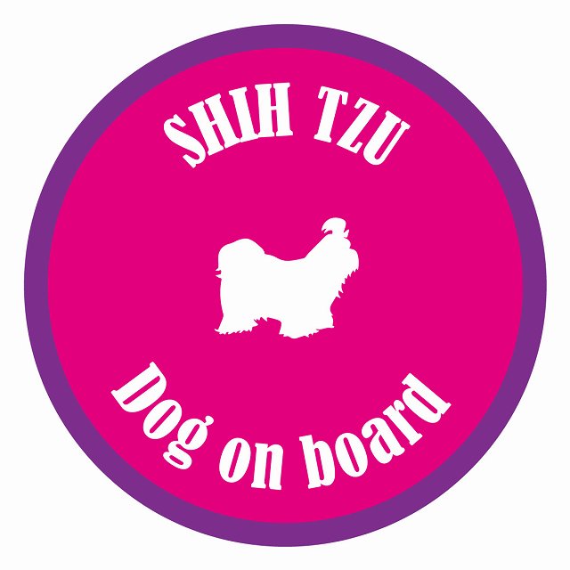 եƥ ƥå ե Dog on board ݷ  ԥ󥯥ѡץ ľ13cm 걿ž к ƥ...