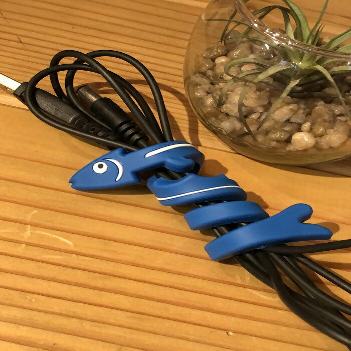 ハンドジップタイ BendZipTie 魚 かわいい ラッピング メモバンド おしゃれ 雑貨 2本入り