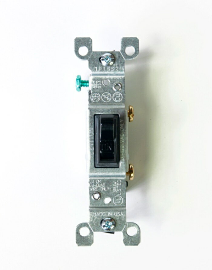 片切スイッチ ブラック タンブラースイッチ ミニマル おしゃれ アメリカンスイッチ 部材 アメリカン お..