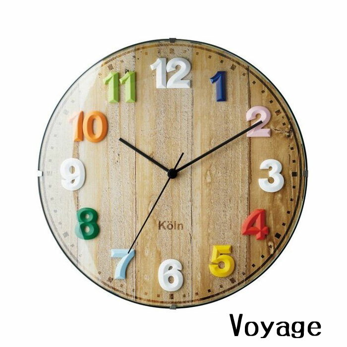 【訳あり】インターフォルム 壁掛け時計 VOYAGE ボヤージュ CL-7975 新生活 引っ越し祝い おしゃれ かわいい シンプル