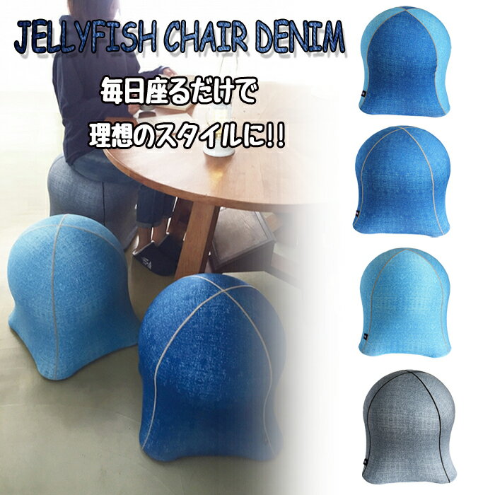 ジェリーフィッシュチェアー チェア JELLYFISH CHAIR WKC103 バランスボール 椅子 送料無料
