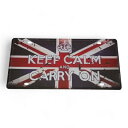 keep calm and carry on イギリス ナンバープレート 看板 ナンバープレート メタル ブリキ アンティーク レトロ 壁飾 おしゃれ かっこい...