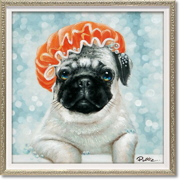 絵画 額入り オイルペイント 【カラーリング中(Sサイズ)】 プレゼント インテリア 雑貨 壁掛け 油絵 リ..