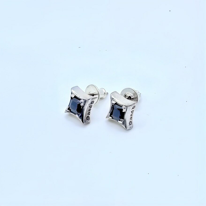 Rakuten - シルバー925ピアス シルバー ピアス Silver925 ピアス アクセサリー 2個セット 送料無料　ギフト　ギフトボックス付　プレゼント　ベルキャッチ　スタッド　ギフト　シルバーポスト　DEPTH AND DEMAND　D＆D　金属アレルギー対策　金属　ブラックキュービックジルコニア