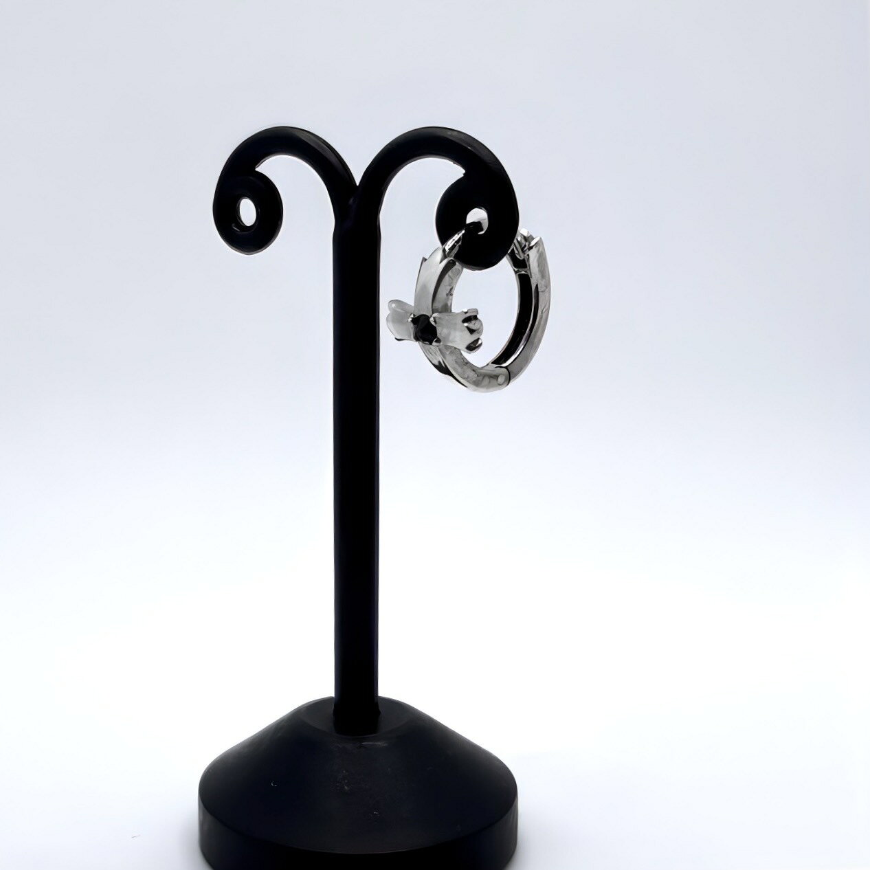 乐天商城 - シルバー925ピアス シルバー ピアス Silver925 ピアス フープピアス クロス　十字架　アクセサリー 2個セット 送料無料　ギフト　ギフトボックス付　プレゼント　ギフト　DEPTH AND DEMAND　D＆D　金属アレルギー対策　金属
