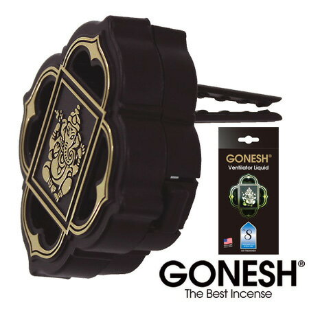 GONESH ガーネッシュ No.8 ヴェンティレーター リキッド エアフレッシュナー 芳香剤 車 エアコン 吹き出し口 フレグ…