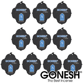 GONESH ガーネッシュ No.8 ペーパー 10枚セット吊り下げ 芳香剤 部屋 トイレ 香り 車 【ガネッシュ GONESH】