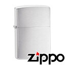 Zippo ジッポーライター No.200 FB ブラッシュ・クローム ジッポ クロム サテーナー サテン ヘアライン 無地 定番 喫煙具 オイルライター シン...