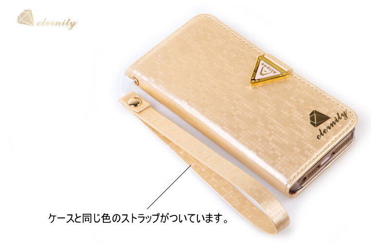 オシャレかわいい ストラップ付き 手帳型ケース iPhone6s iphone6s plus/iphone6(4.7インチ)/iphone6 plus(5.5インチ)用　全7色 ダイアリー レザー PUレザー+PCケース【iphone6カバー/iPhone6 プラス ケース】iPhone6s/iphone6s plus/iphone6【RCP】