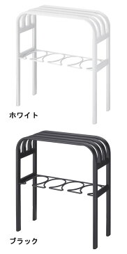 TOWER タワー ベンチラック 【LINE】Bench boots rack ベンチブーツラック シューズラック 玄関収納 収納 腰掛け くつ箱 コンパクト ヤマザキ 山崎実業　ホワイト ブラック タワーシリーズ 便利グッズ デザイナーズ おしゃれ 雑貨 北欧 YAMAZAKI