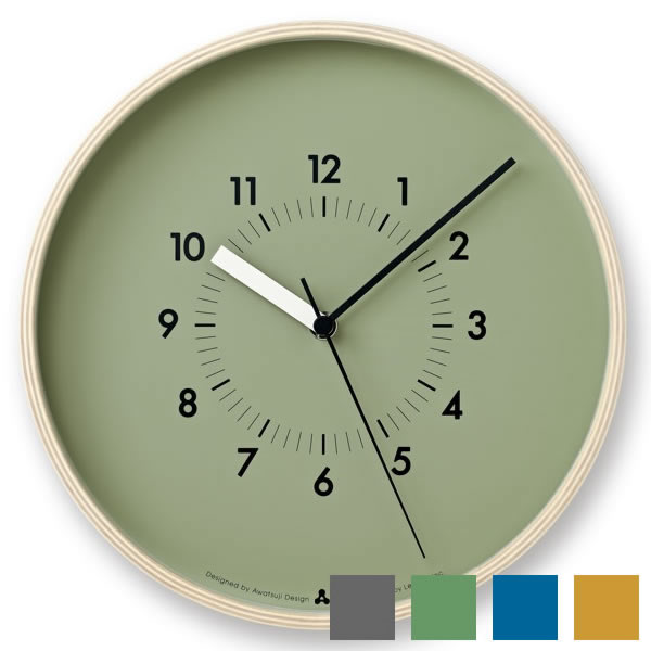 電波 おしゃれ 連続秒針 時計 スイープムーブメント レムノス Lemnos