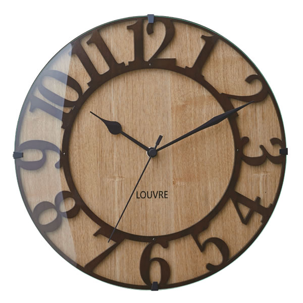 【7月5日はポイント10倍祭】電波時計 掛け時計【INTERFORM インターフォルム】Musee wood ミュゼ・ウッド CL-8333 掛時計 電波掛け時計 壁掛け 壁掛け時計 時計 おしゃれ 電波壁掛け時計 電波掛時計 デジタル時計 デジタル かわいい クロック 電波 雑貨 北欧 [3]